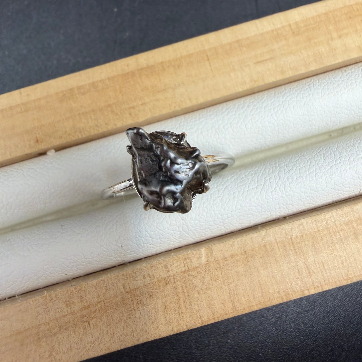 Argentina Iron Meteorite S925 Ring