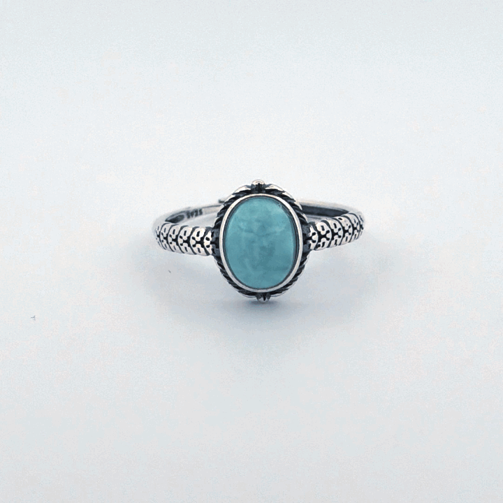 Larimar S925 Adjustable Ring