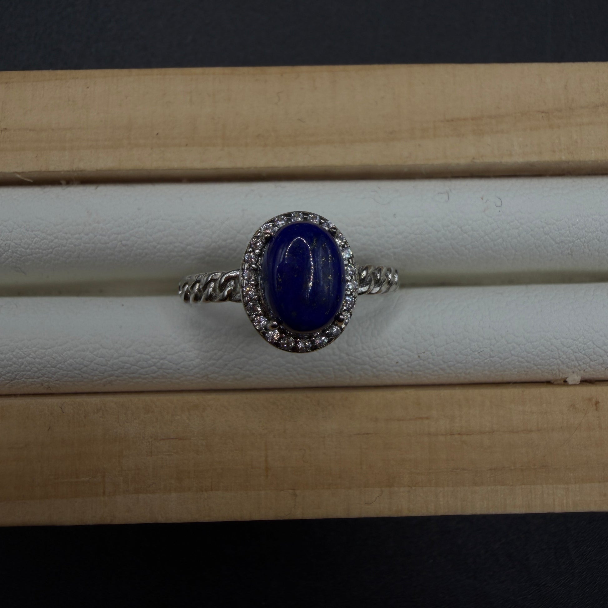 Lapis Lazuli S925 Adjustable Ring