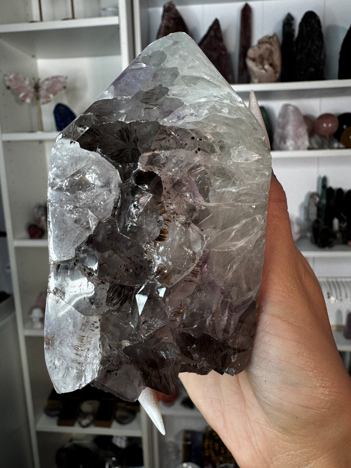 Rutilated Brazilian Amethyst Point