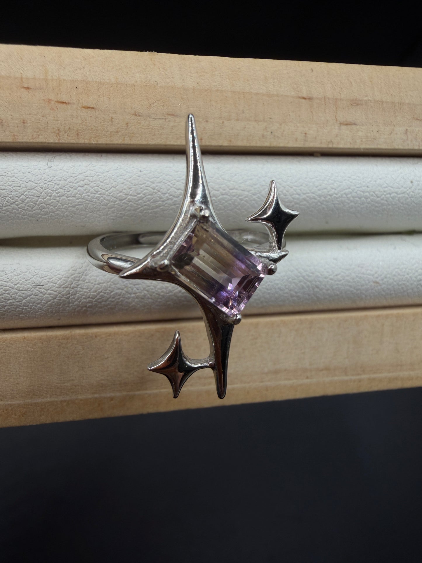 Ametrine Signature Star Ring