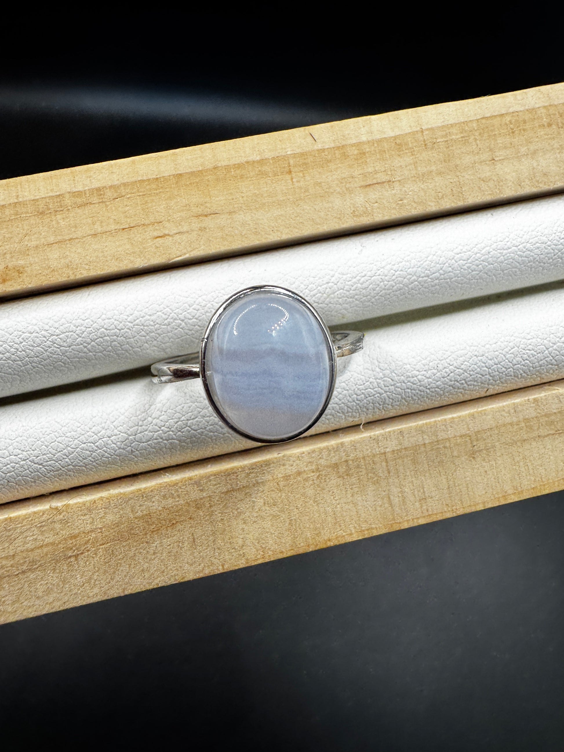 Blue Lace Agate Ring