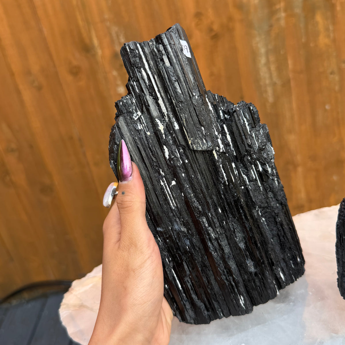Black Tourmaline Raw Towers