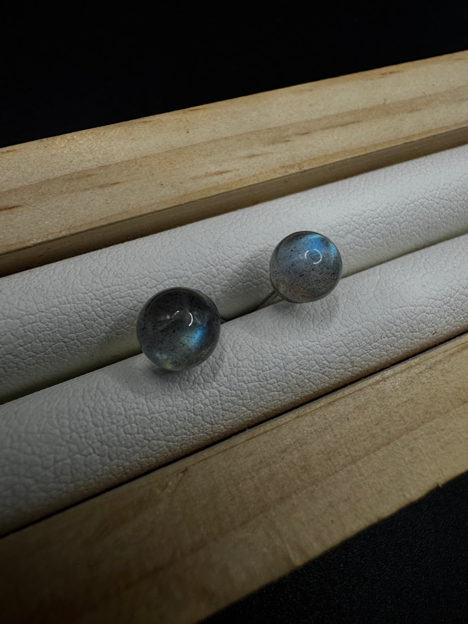 Labradorite Stud Earrings