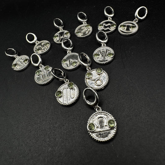 Certified Star Sign Moldavite S925 Necklace