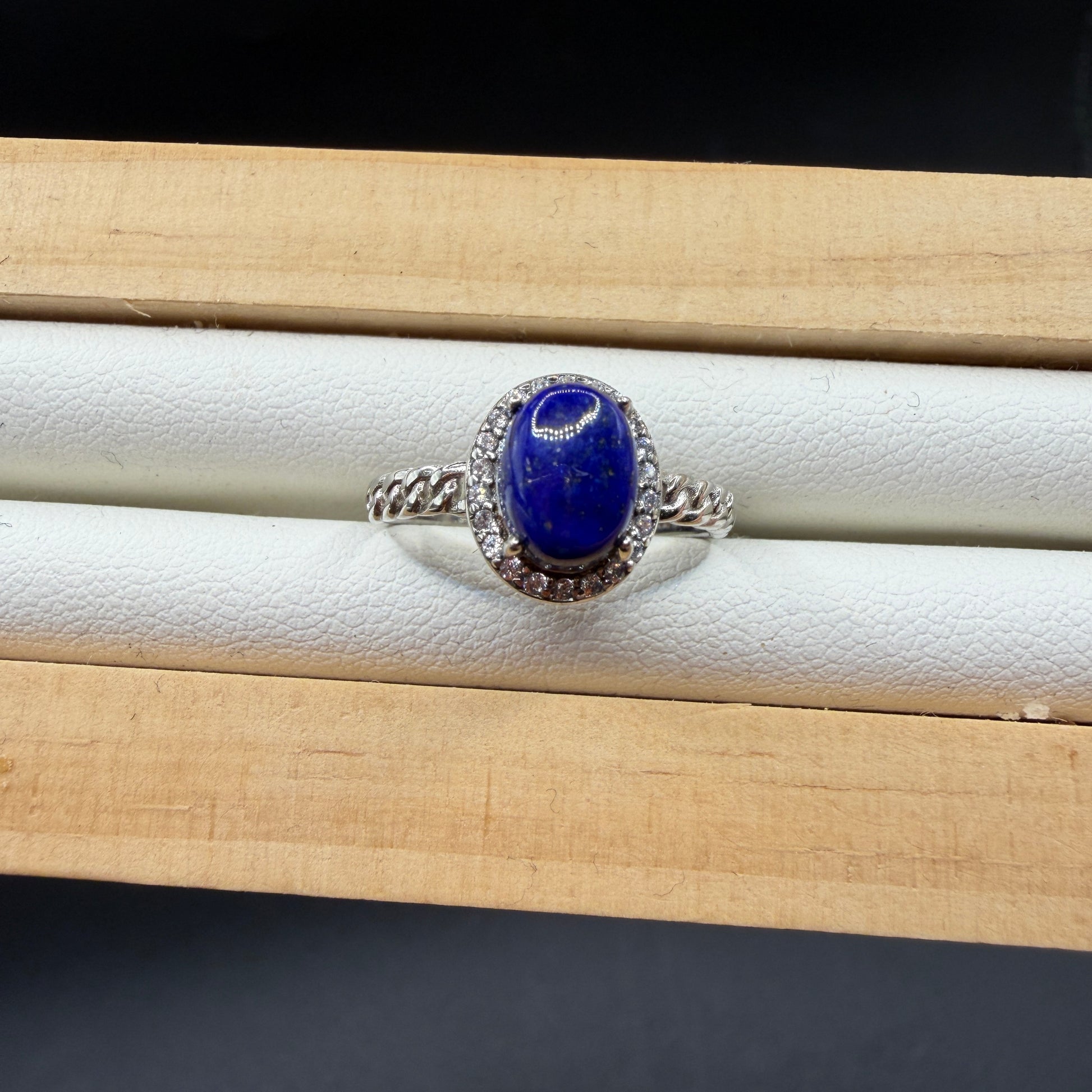Lapis Lazuli S925 Adjustable Ring