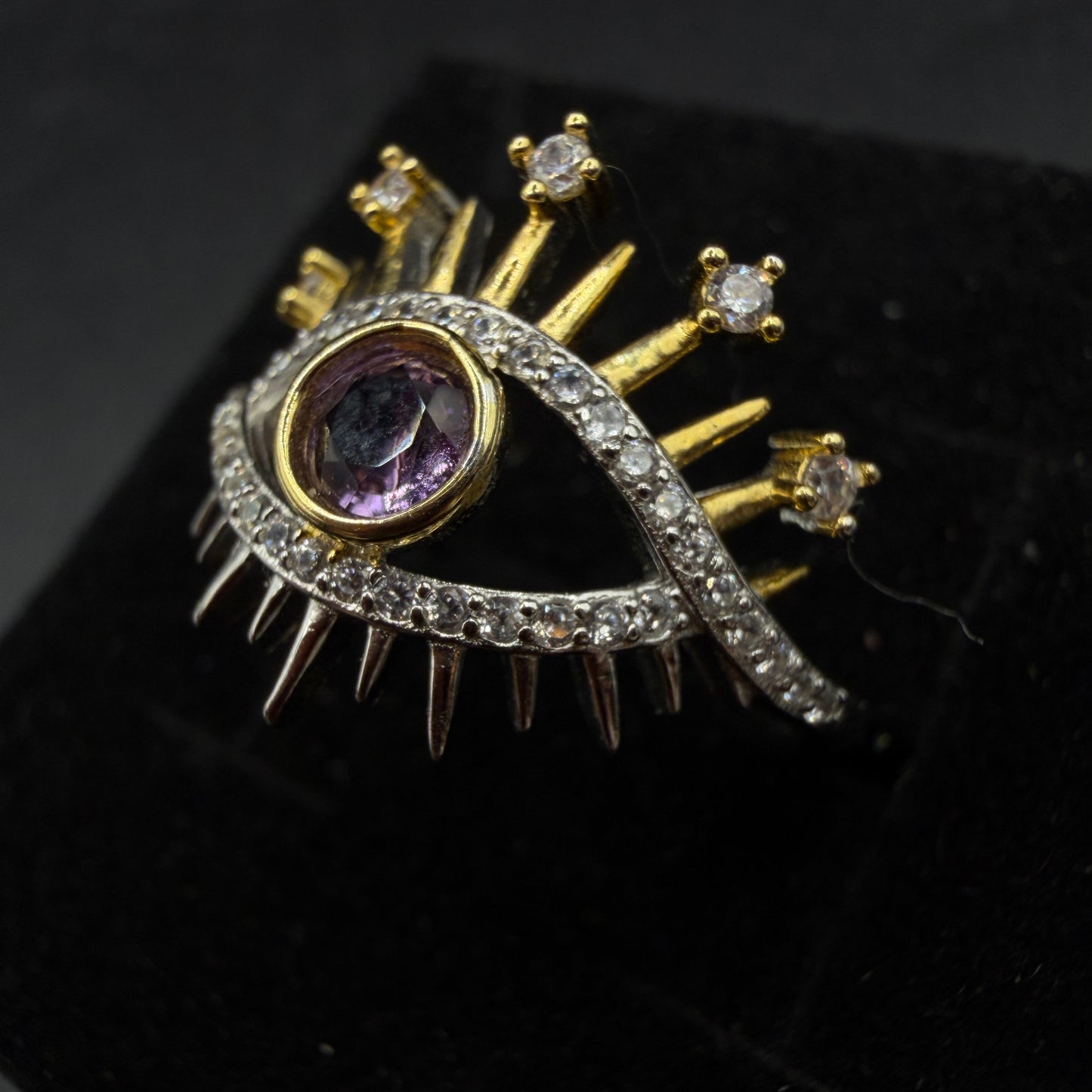 Amethyst Eye S925 Certified Ring