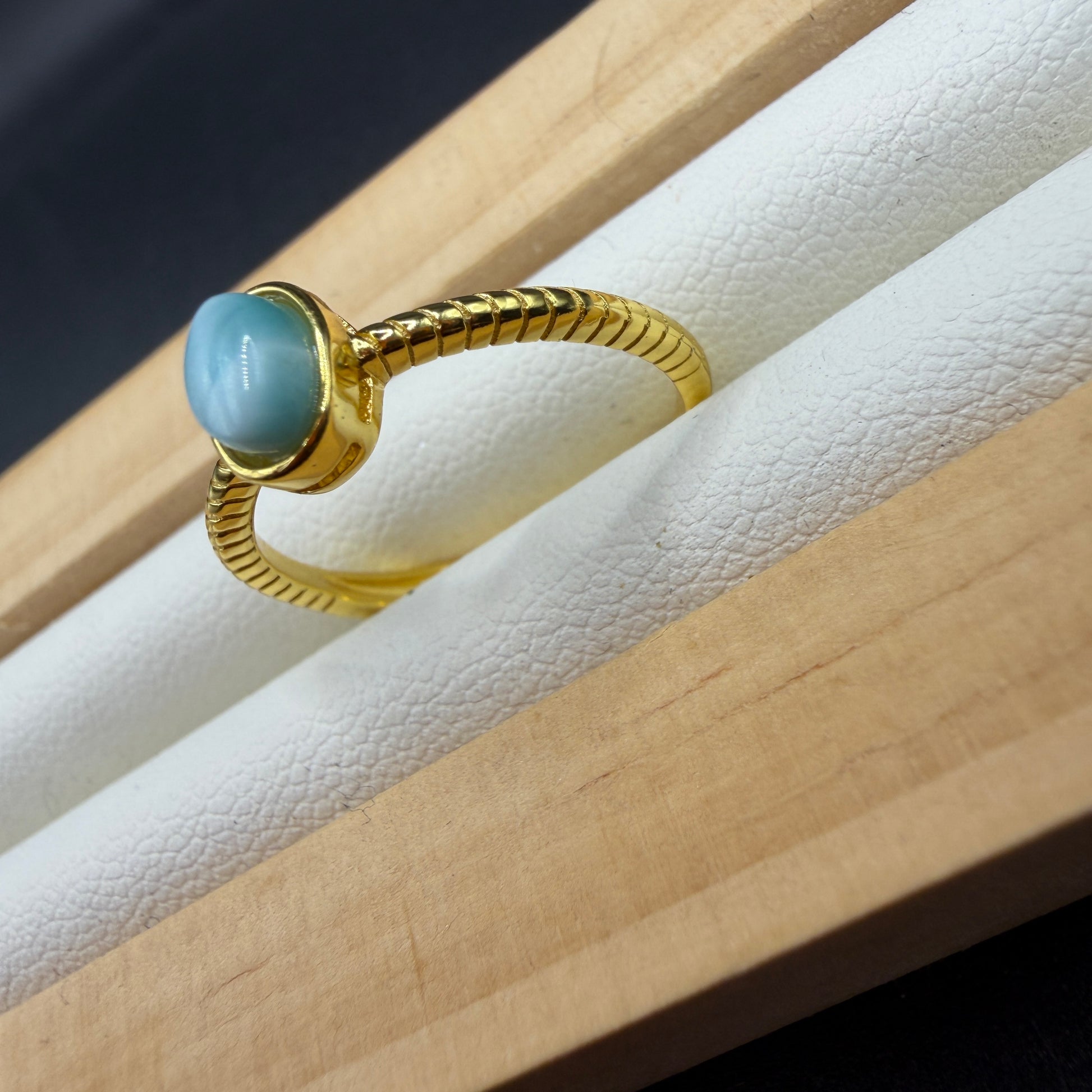Larimar S925 Adjustable Ring