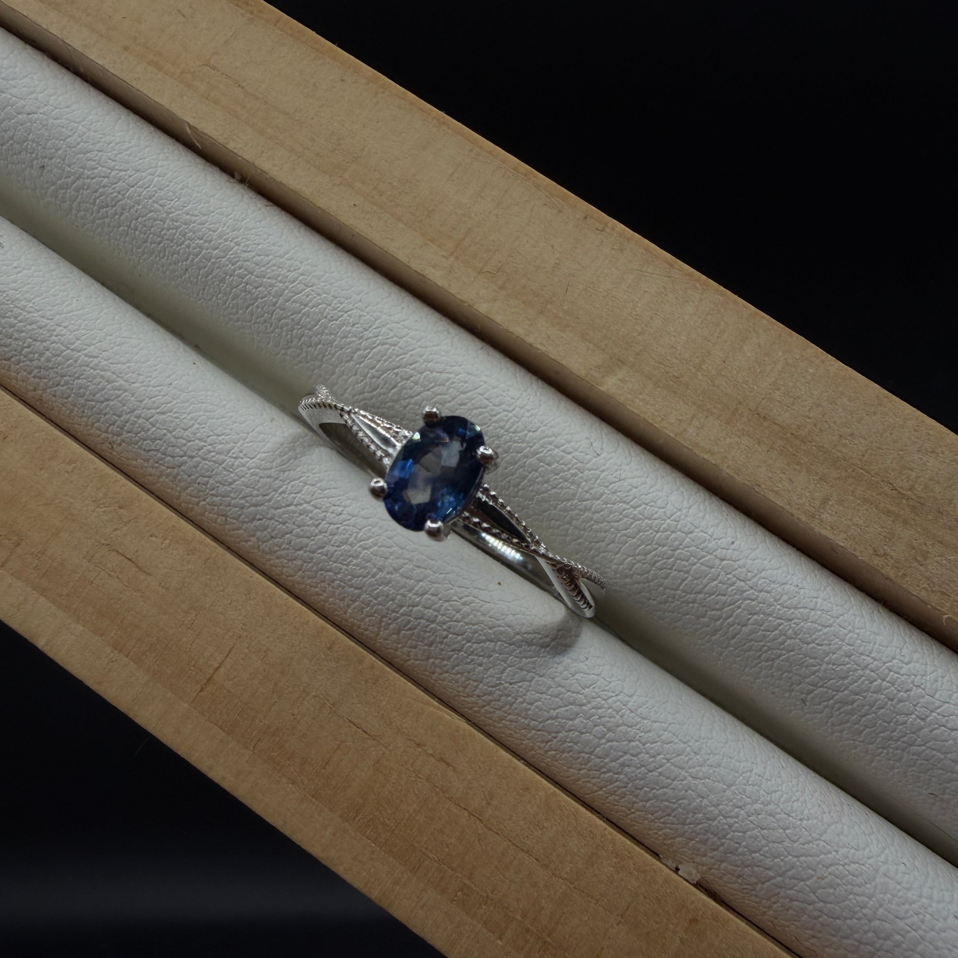 Sapphire S925 Adjustable Ring