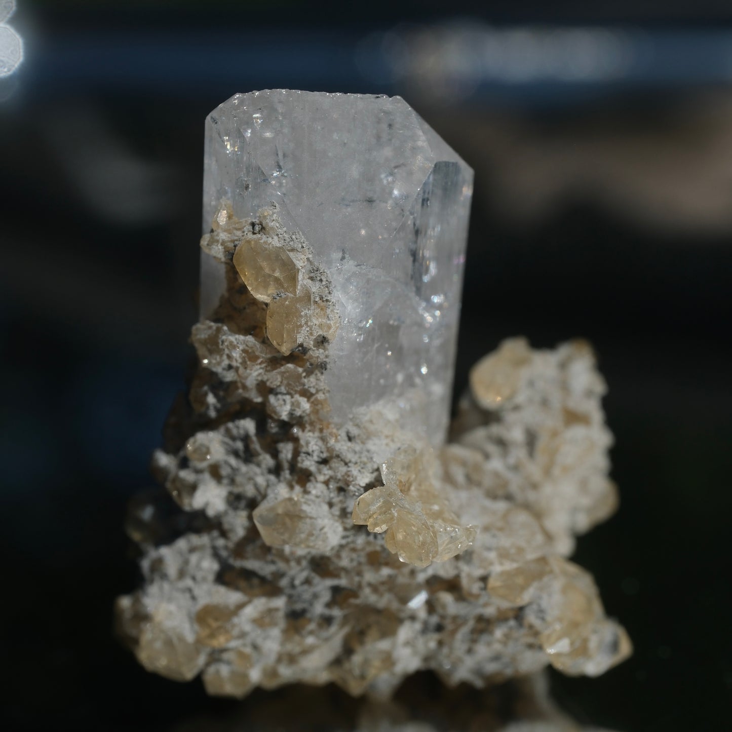 +AA Grade Danburite with Citrine *RARE*