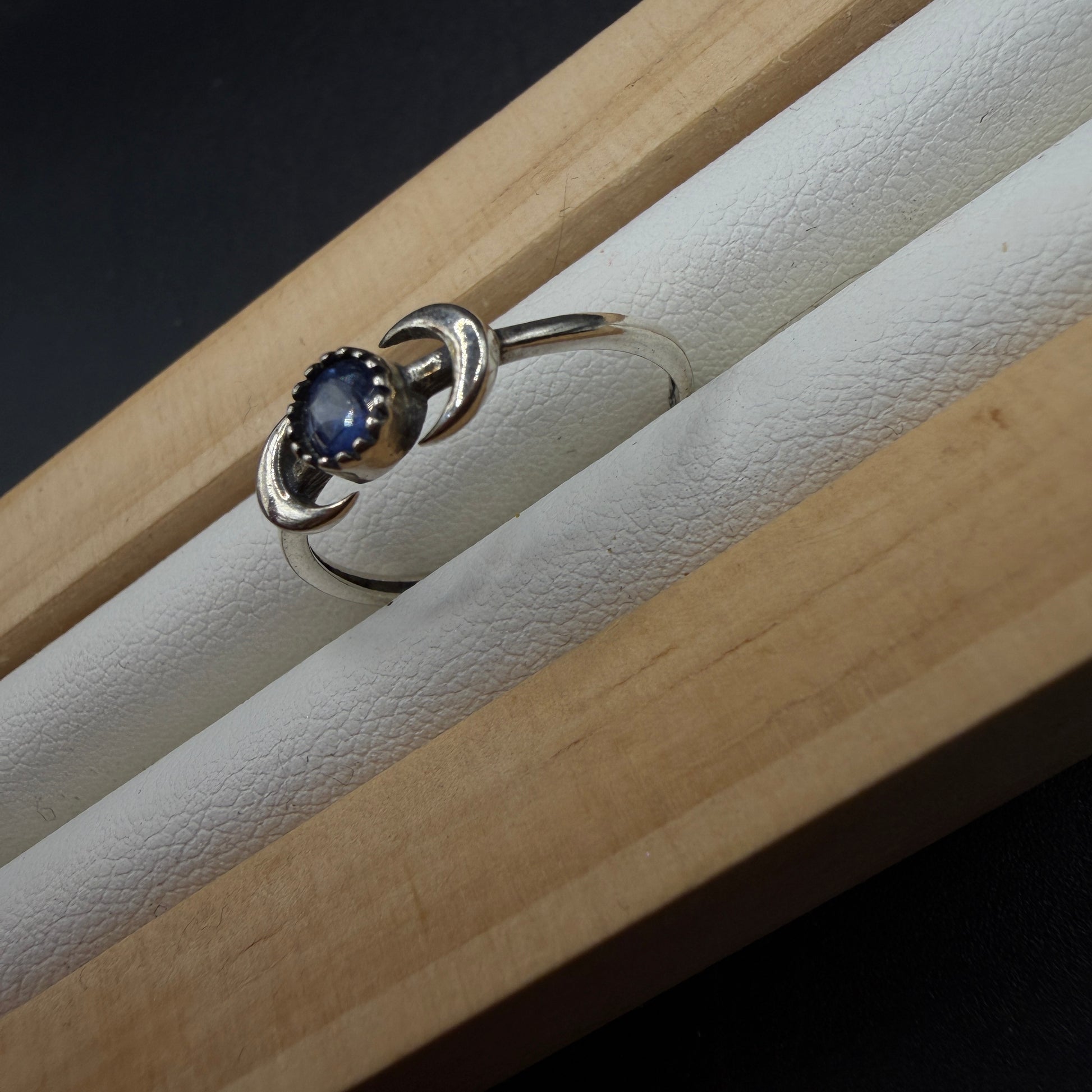 Sapphire S925 Adjustable Ring