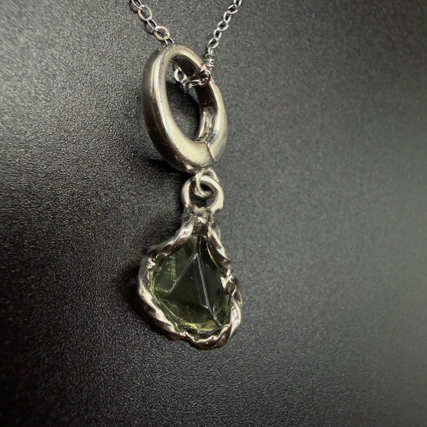 Moldavite S925 Certified Necklace