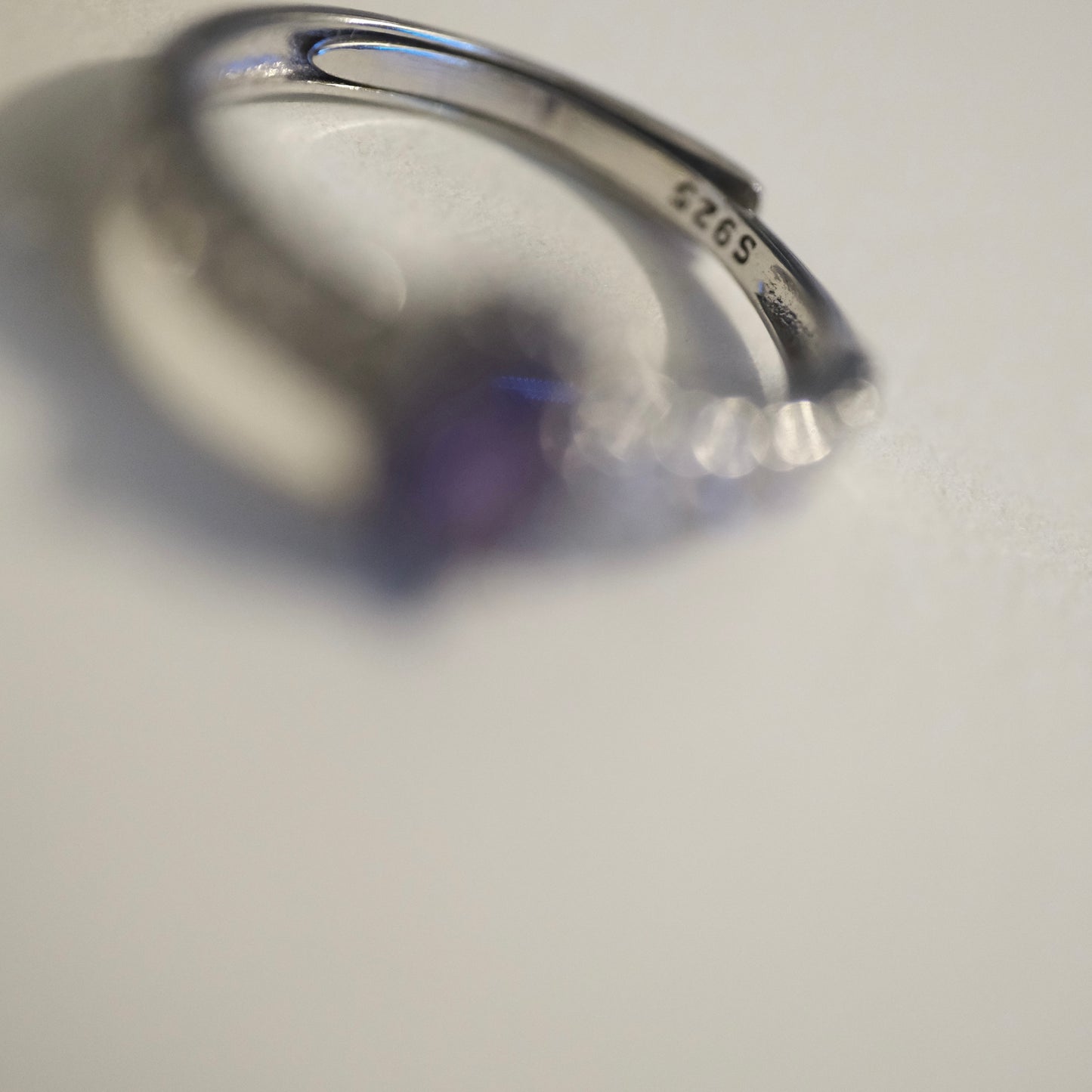 Amethyst S925 Adjustable Ring