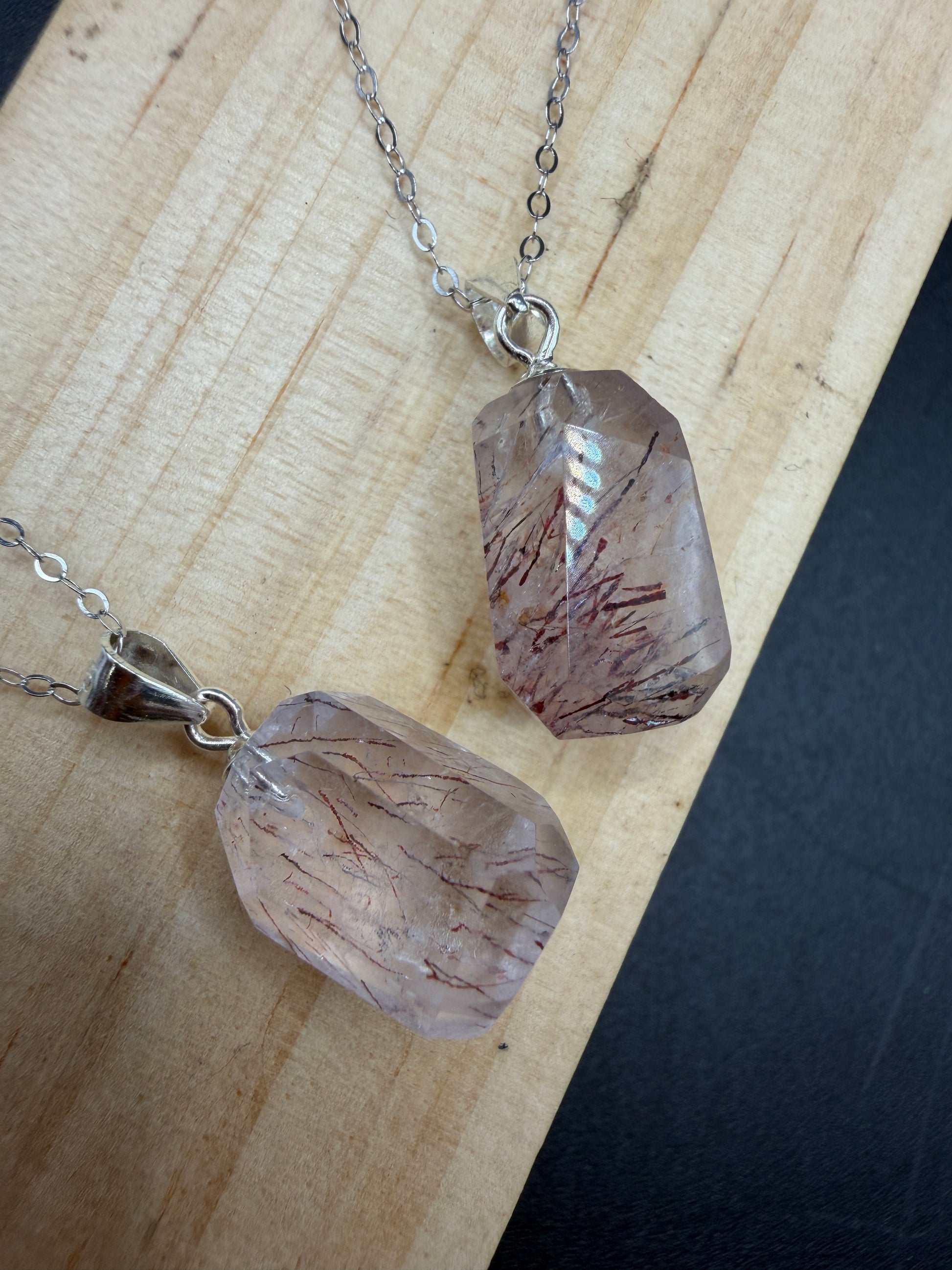 Rutilated Quartz S925 Necklace