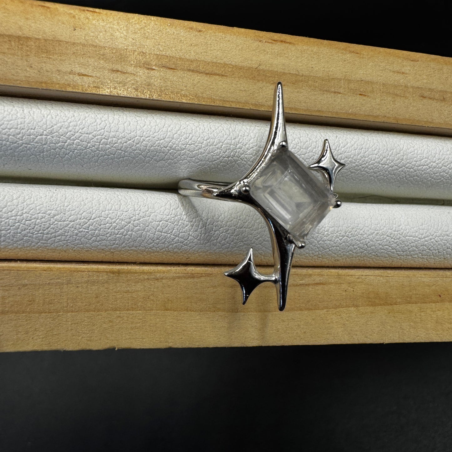 Rose Quartz Signature Star Ring