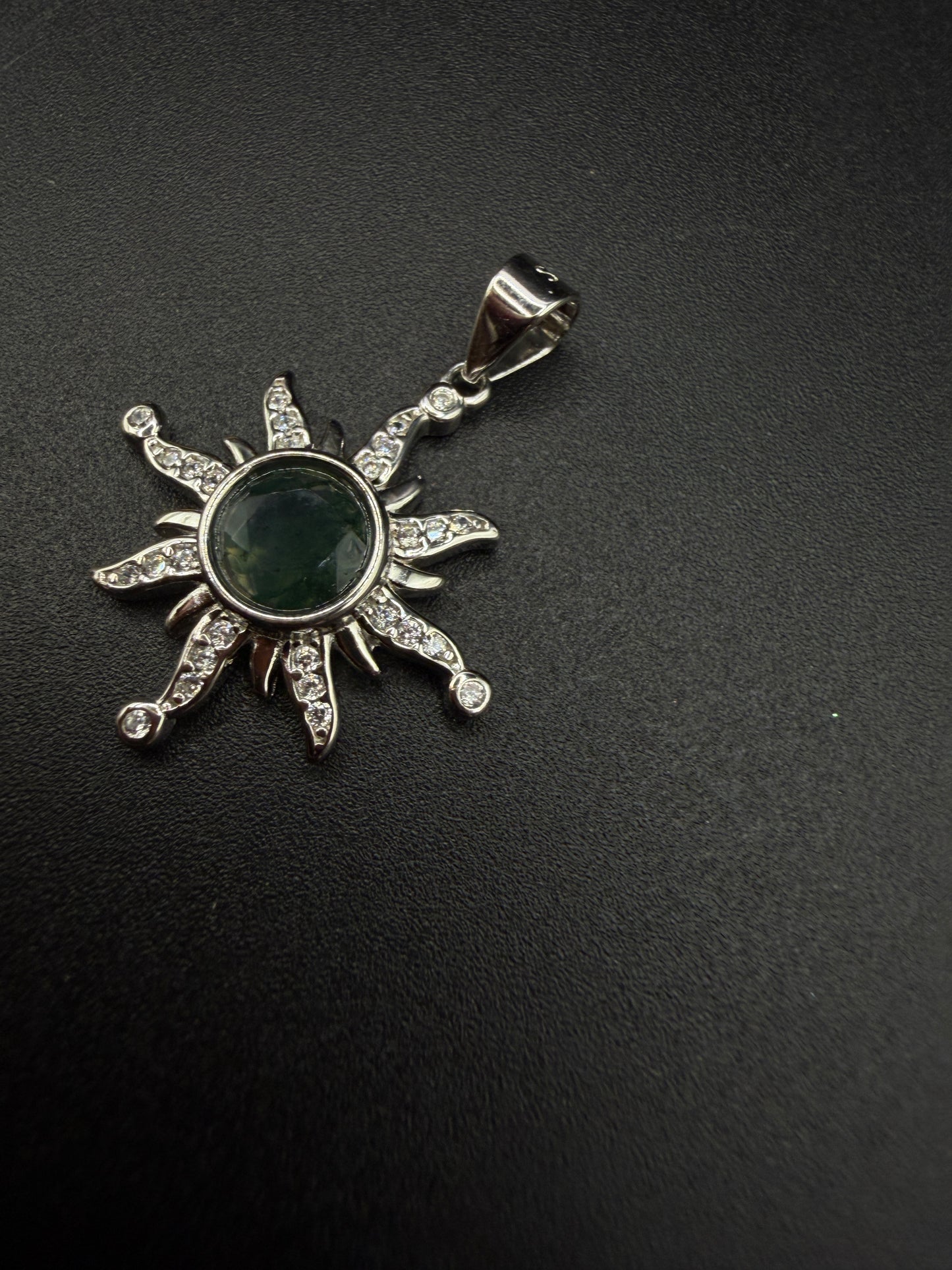 Moss Agate S925 Necklace