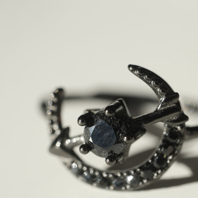 Garnet Amethyst & Peridot Witch Ring