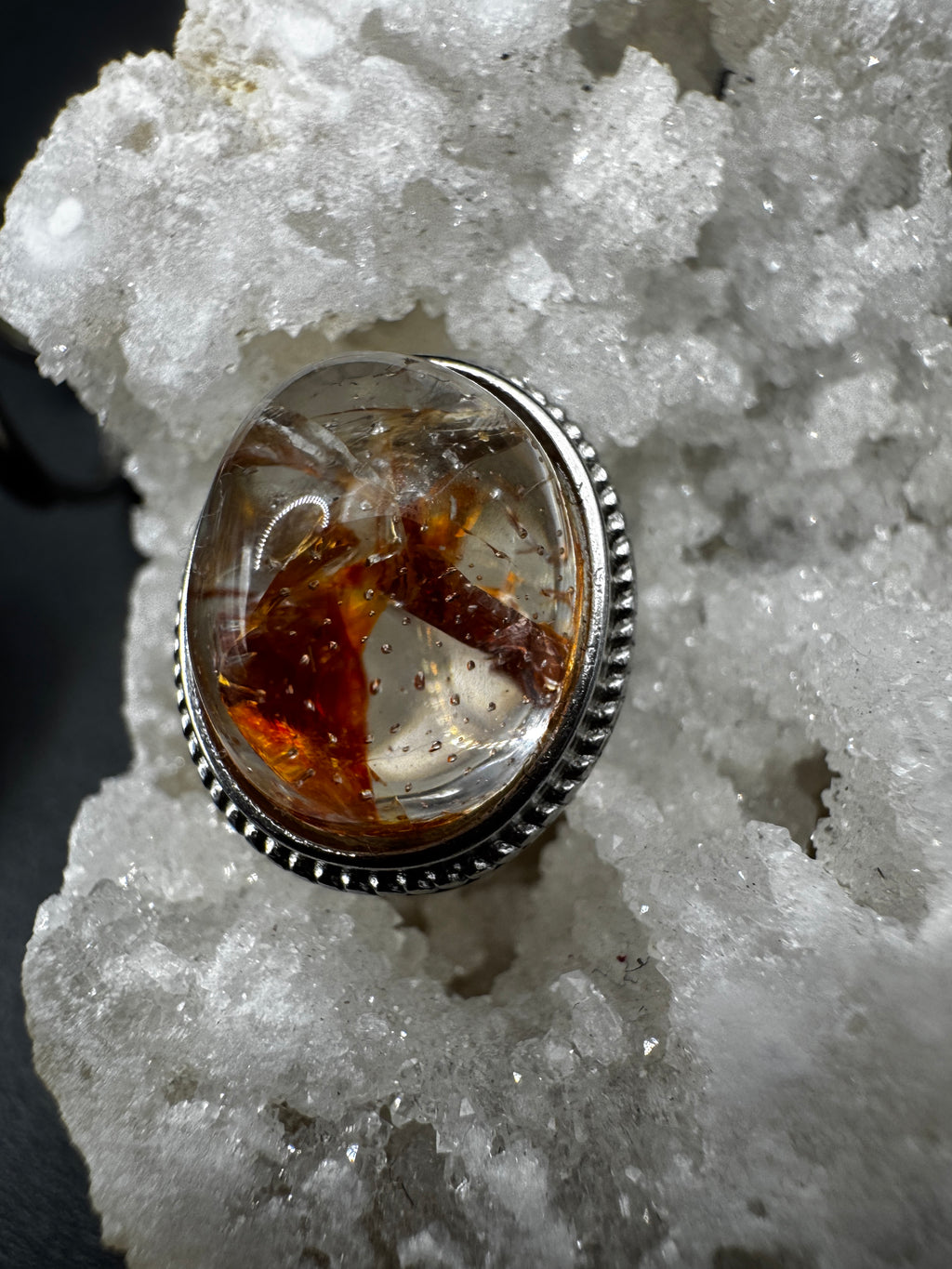 Fire Quartz Necklace