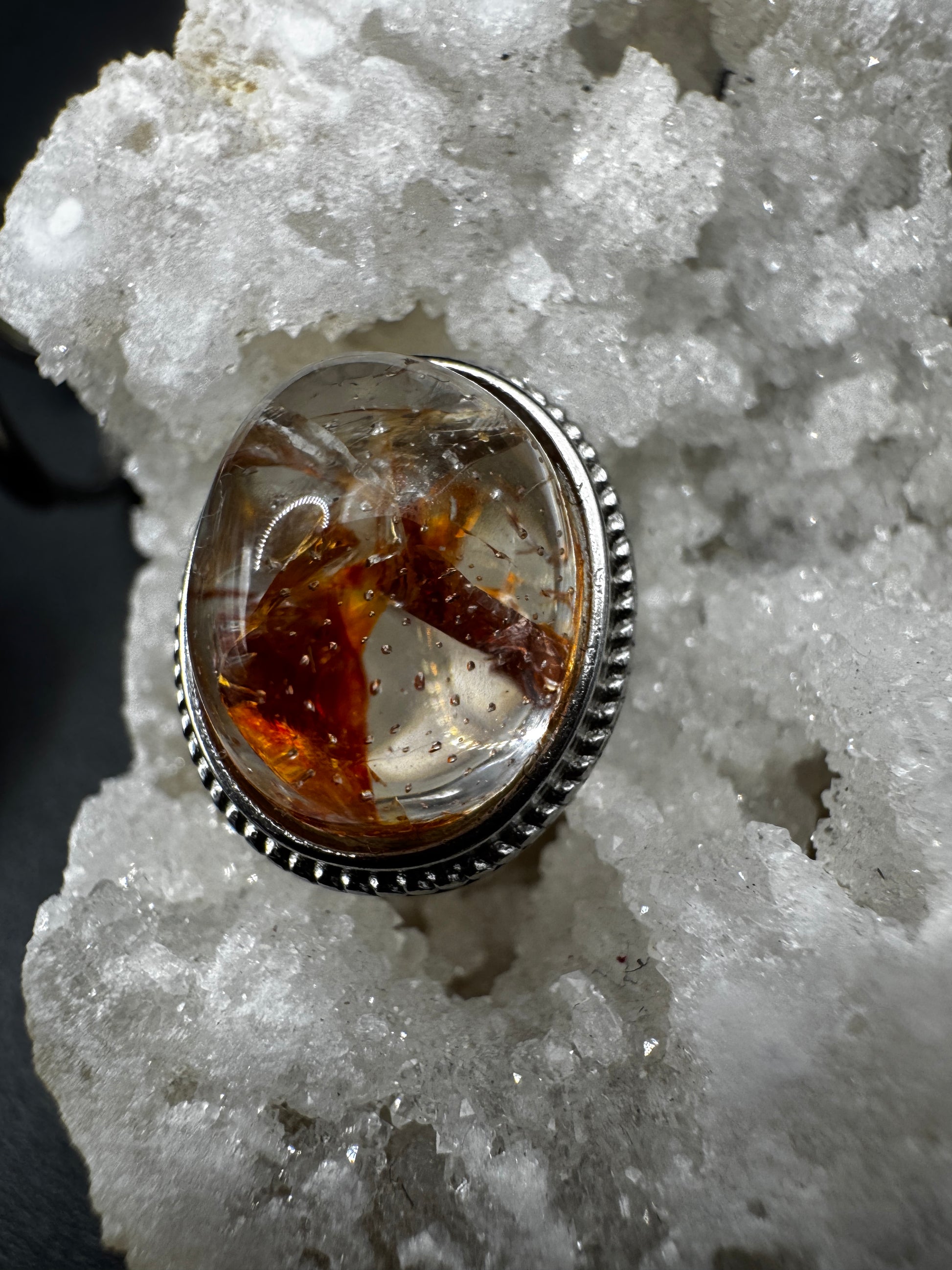 Fire Quartz Necklace