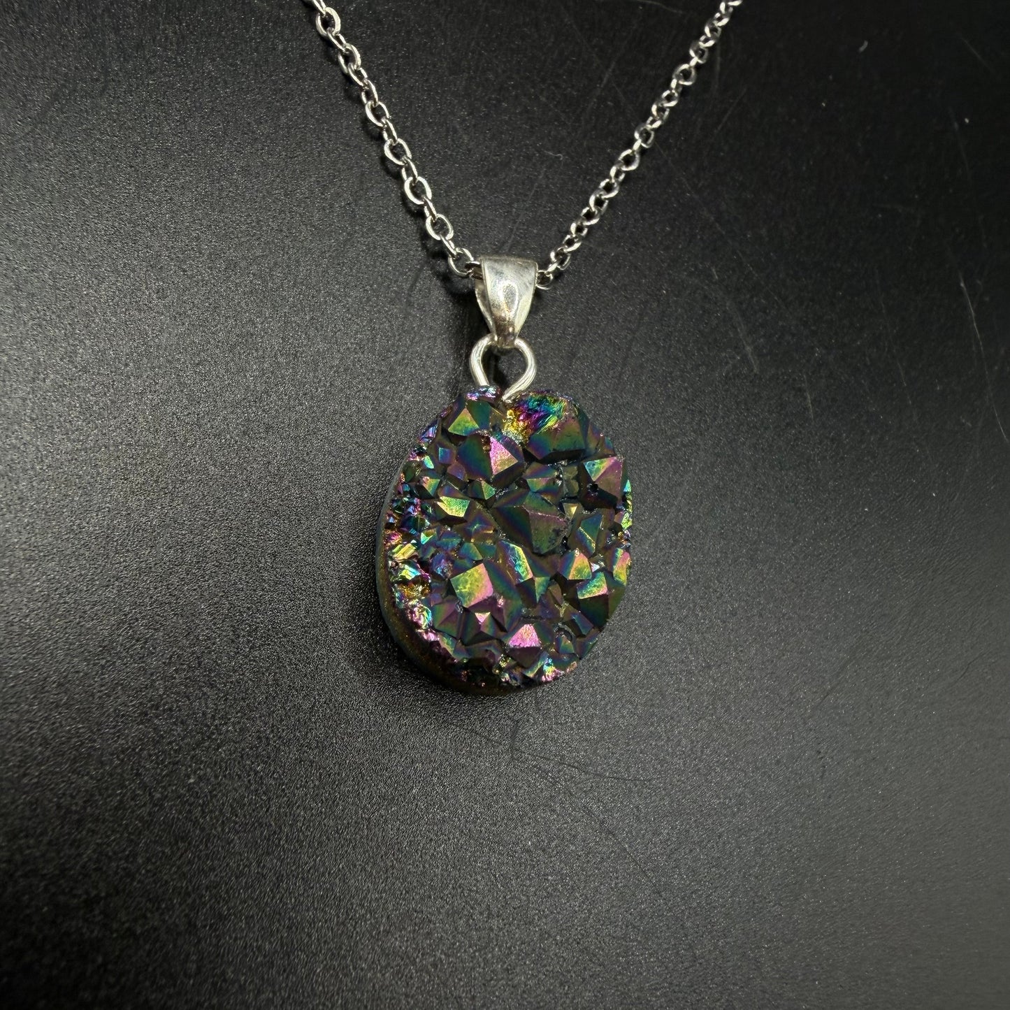 Aura Amethyst S925 Necklace