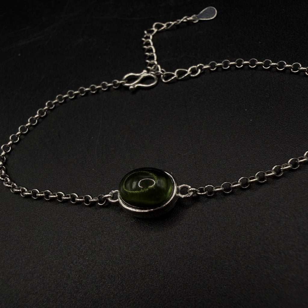 Moldavite S925 Certified Bracelet