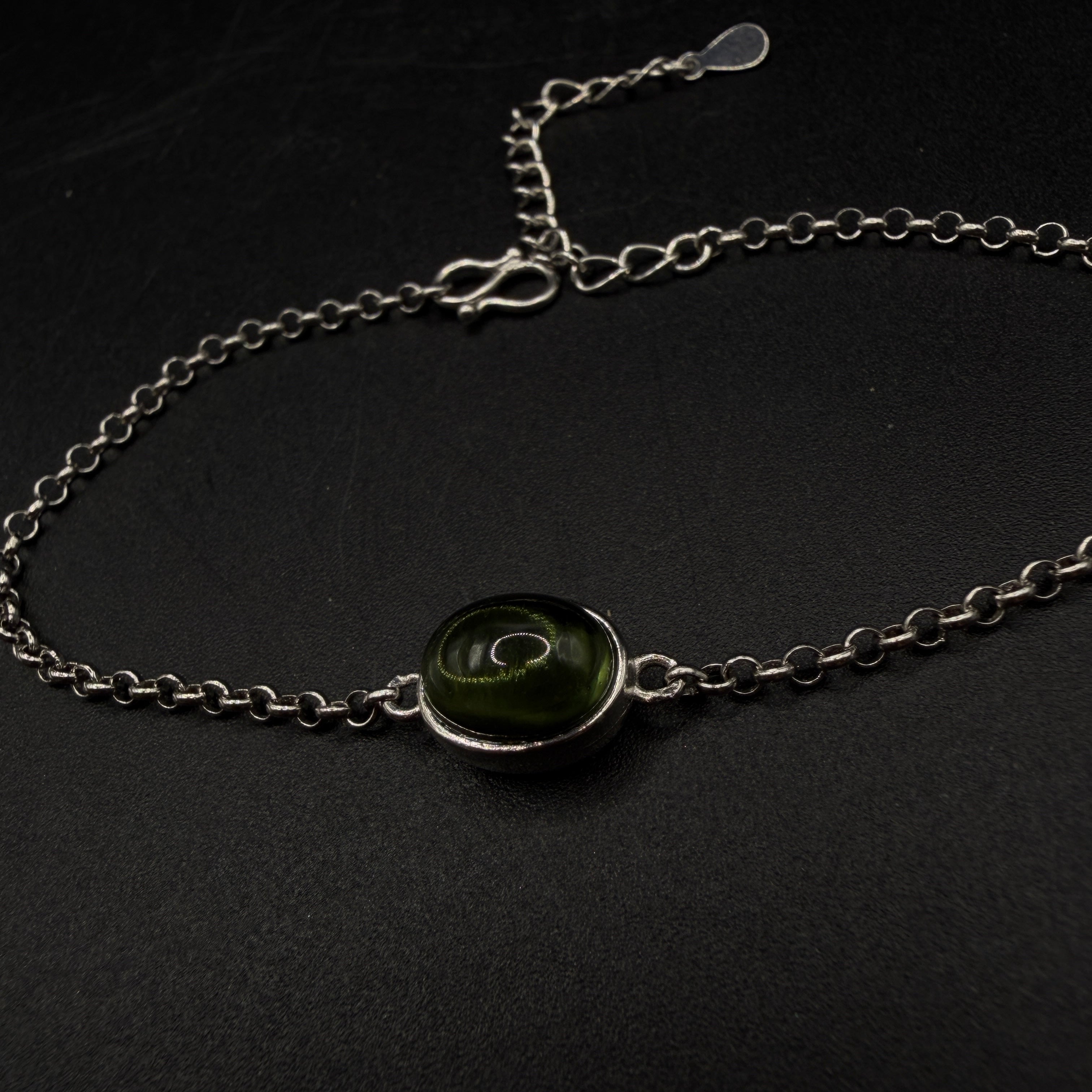 Moldavite S925 Certified Bracelet