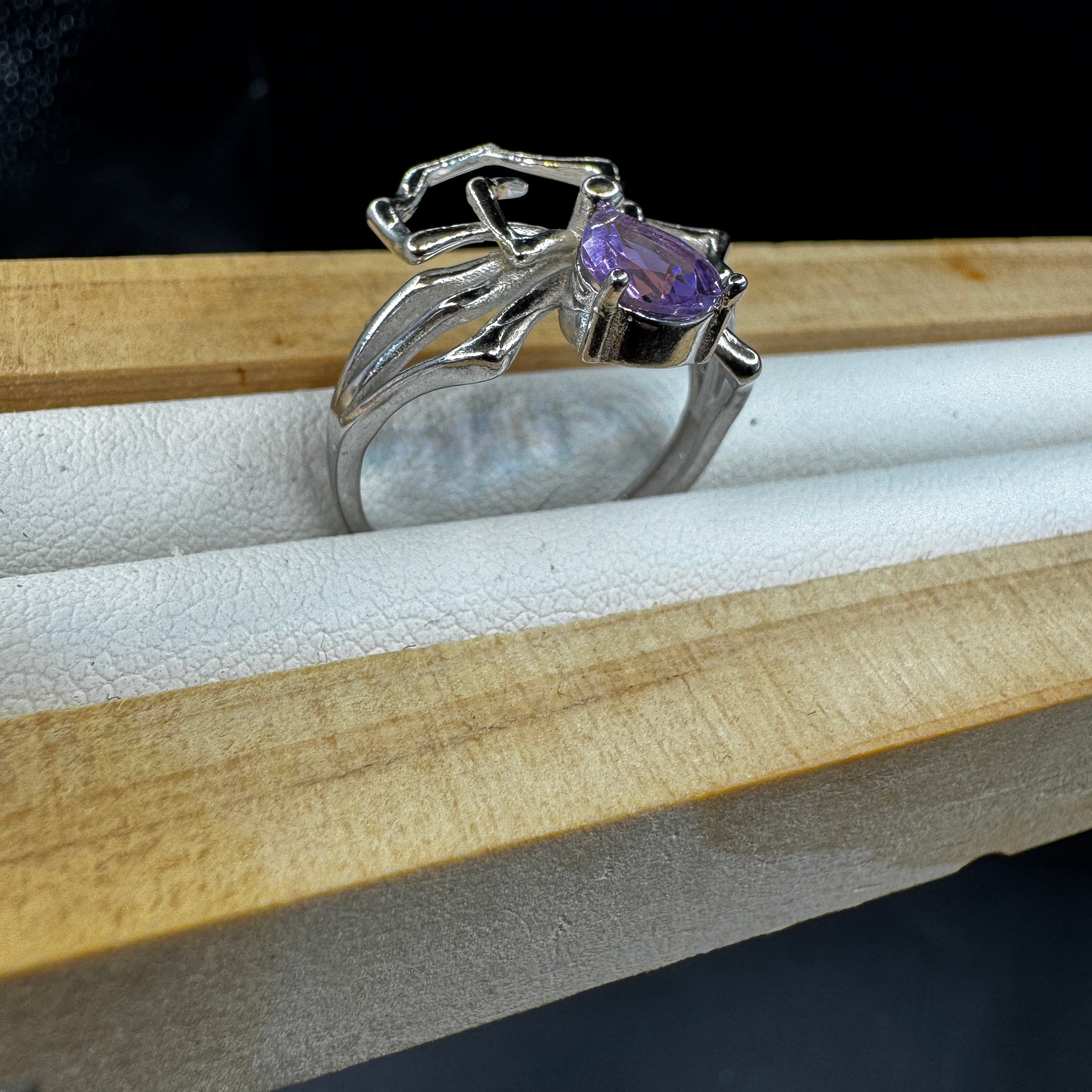 Amethyst S925 Halloween Ring