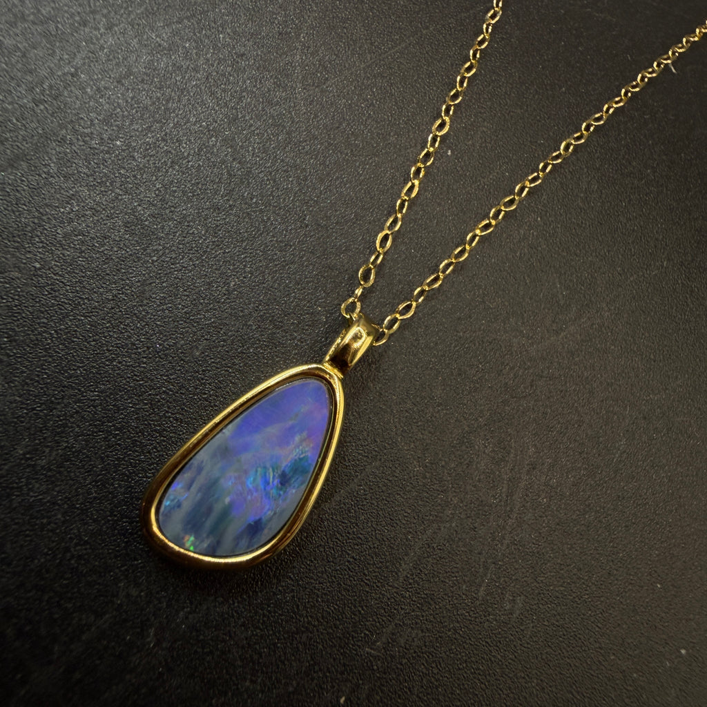 Australian Boulder Opal S925 Necklace
