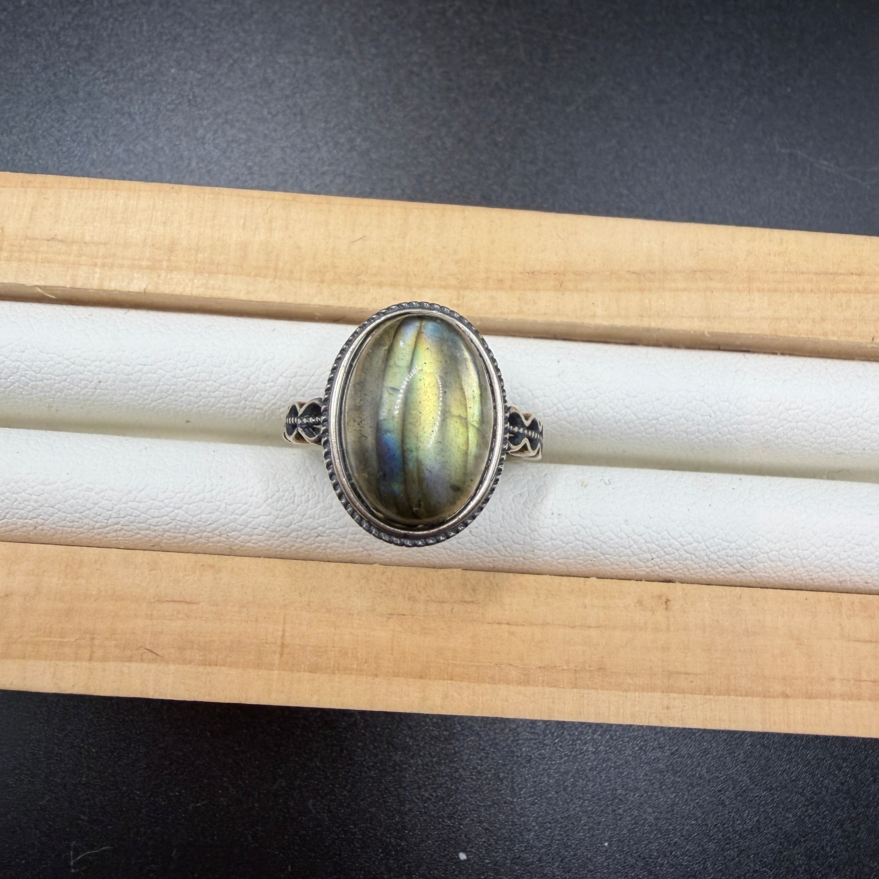 Labradorite S925 Adjustable Ring