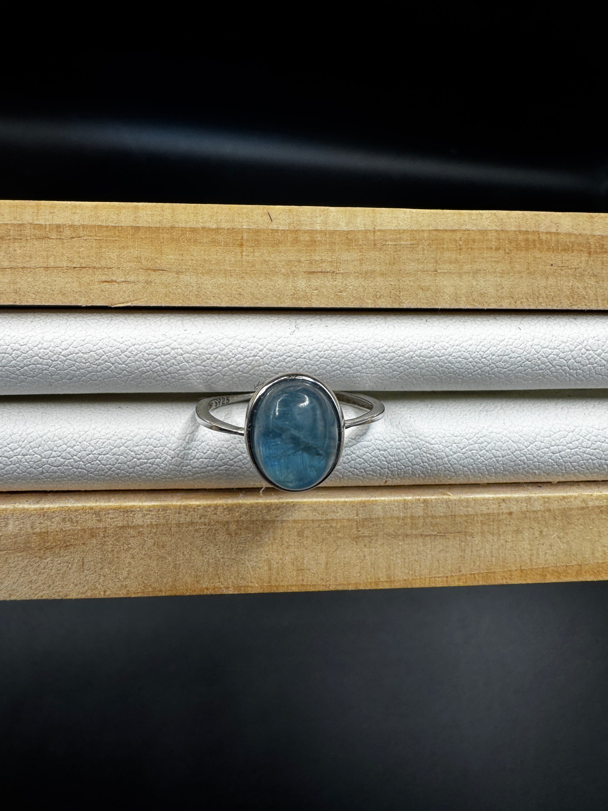 Green Kyanite Ring