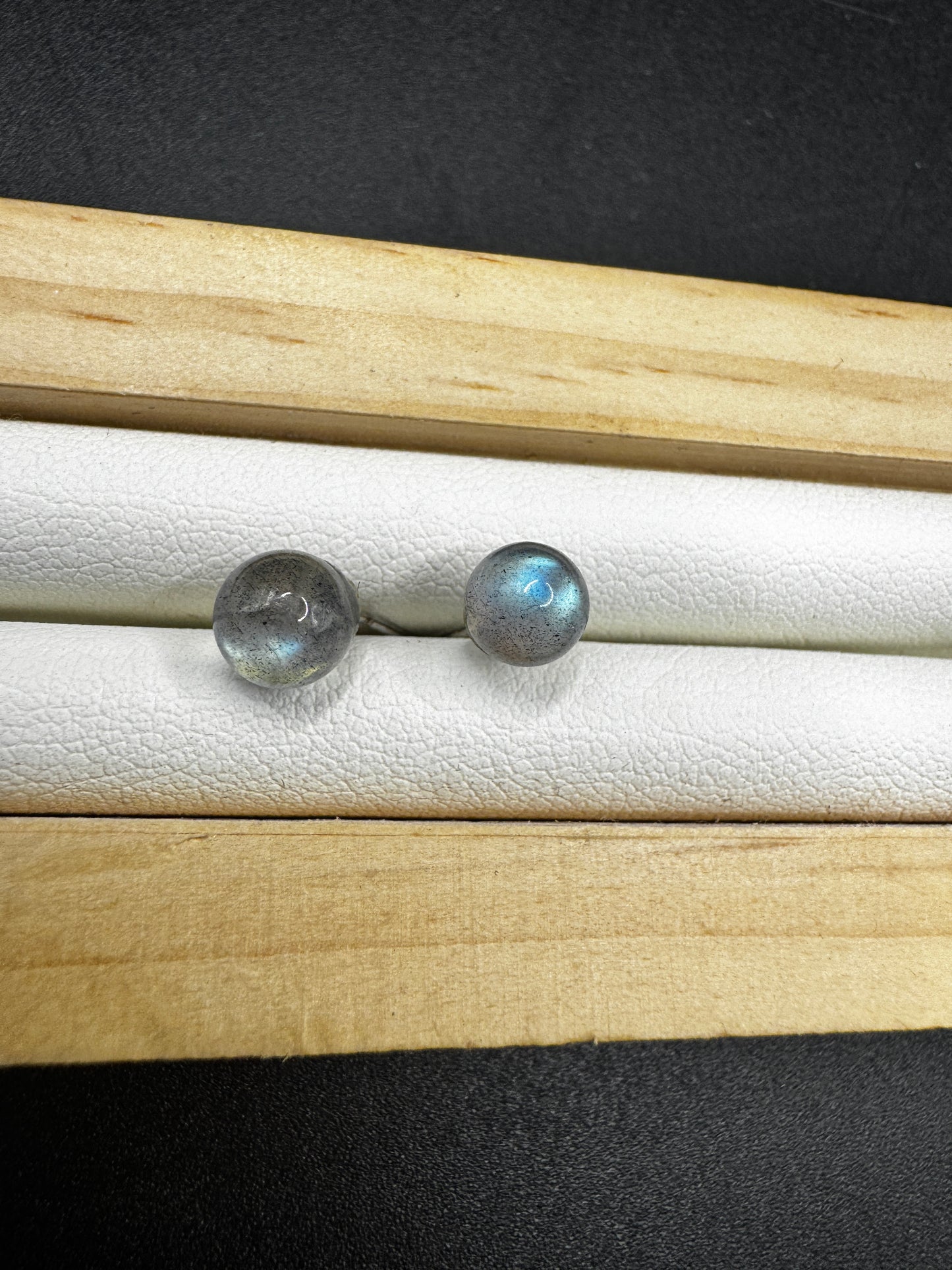 Labradorite Stud Earrings