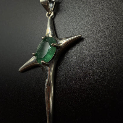 Emerald Star S925 Necklace