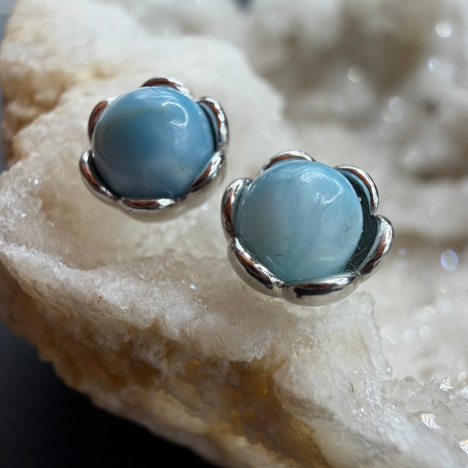 Larimar S925 Earrings