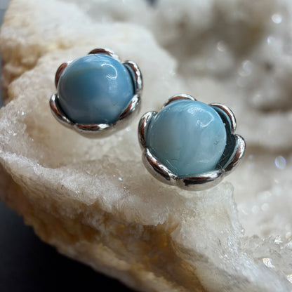 Larimar S925 Earrings