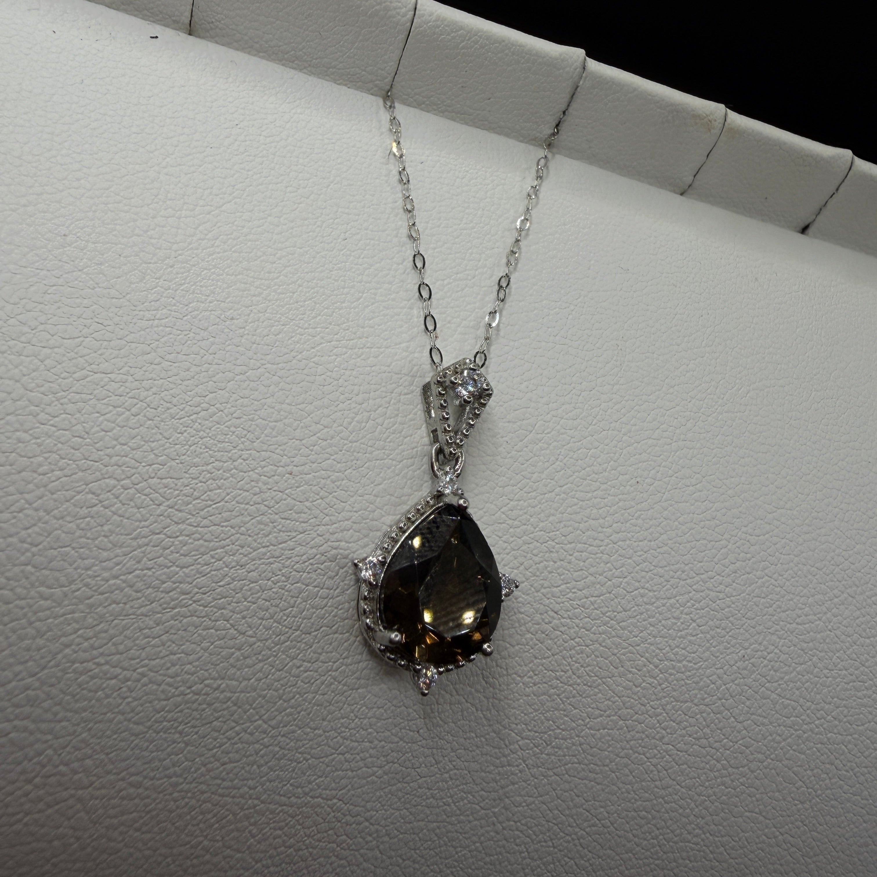 Smokey Quartz S925 Necklace
