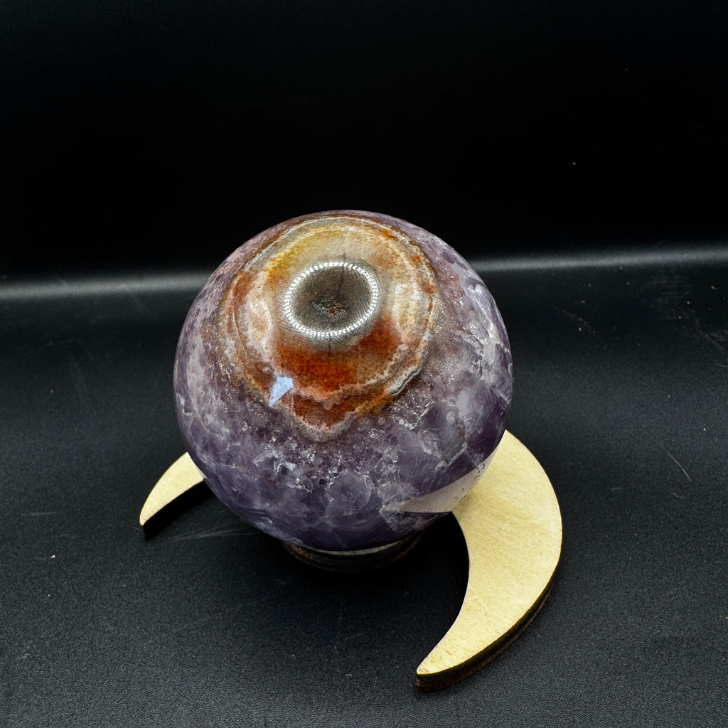 Mexican Agate Amethyst Sphere