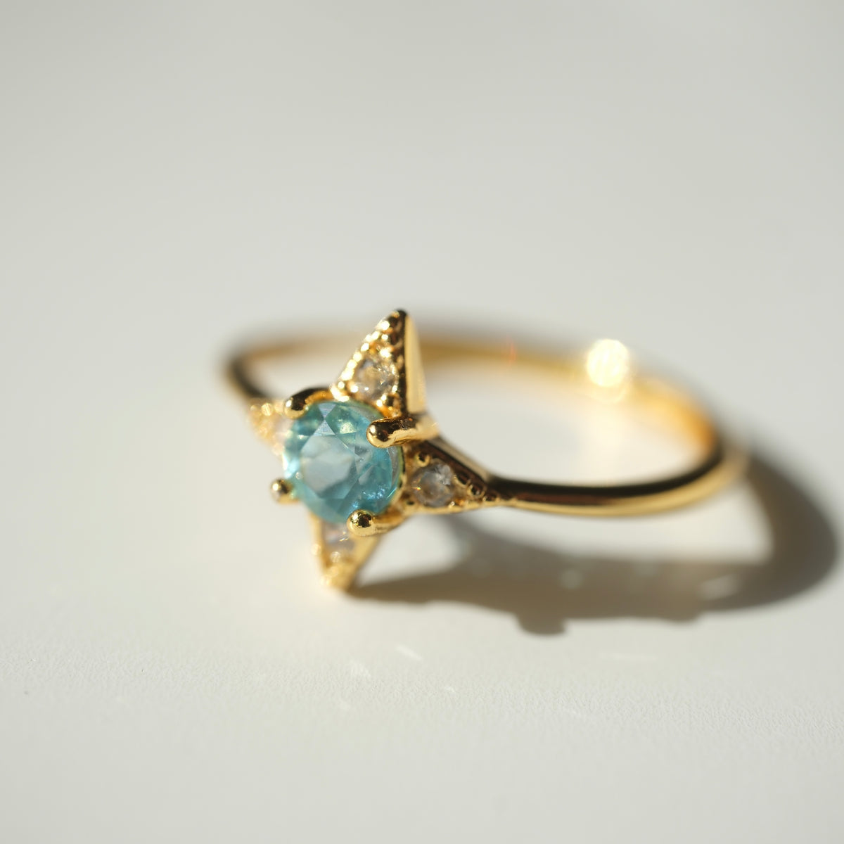 Apatite S925 High Grade Adjustable Ring • Confidence • Expression • Peace