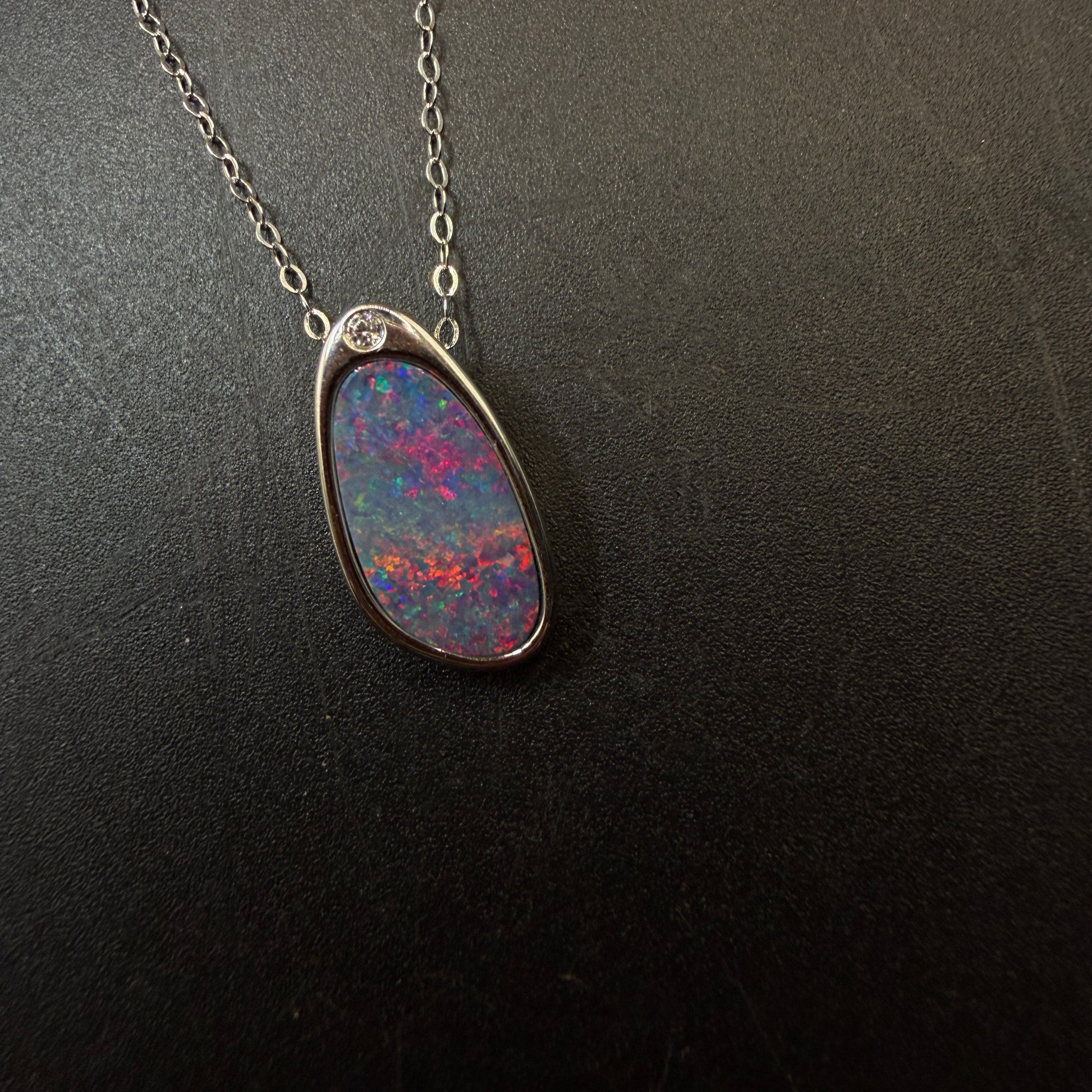 Australian Boulder Opal S925 Necklace