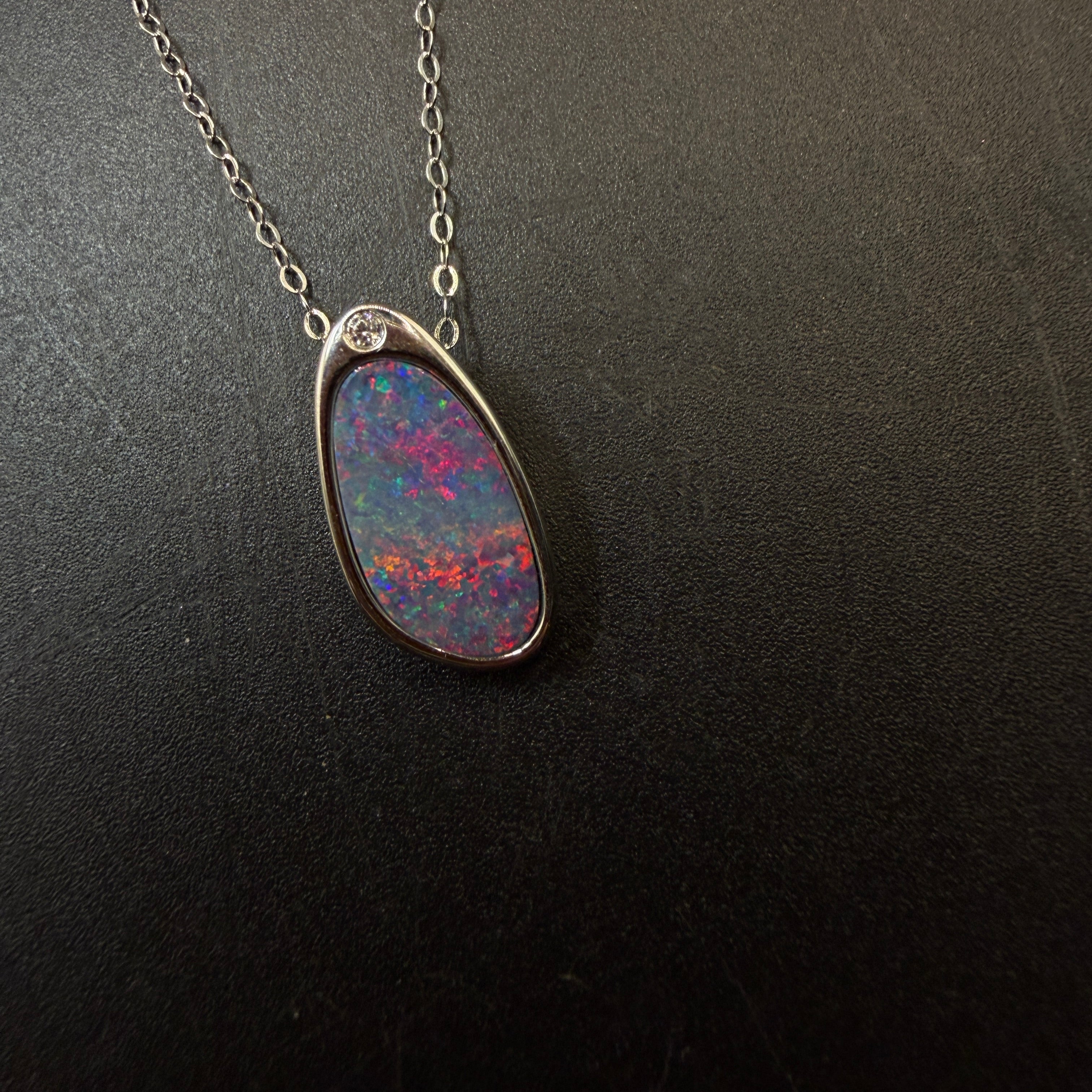 Australian Boulder Opal S925 Necklace