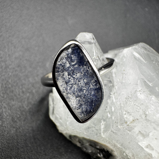 Dumortierite S925 Adjustable Certified Ring
