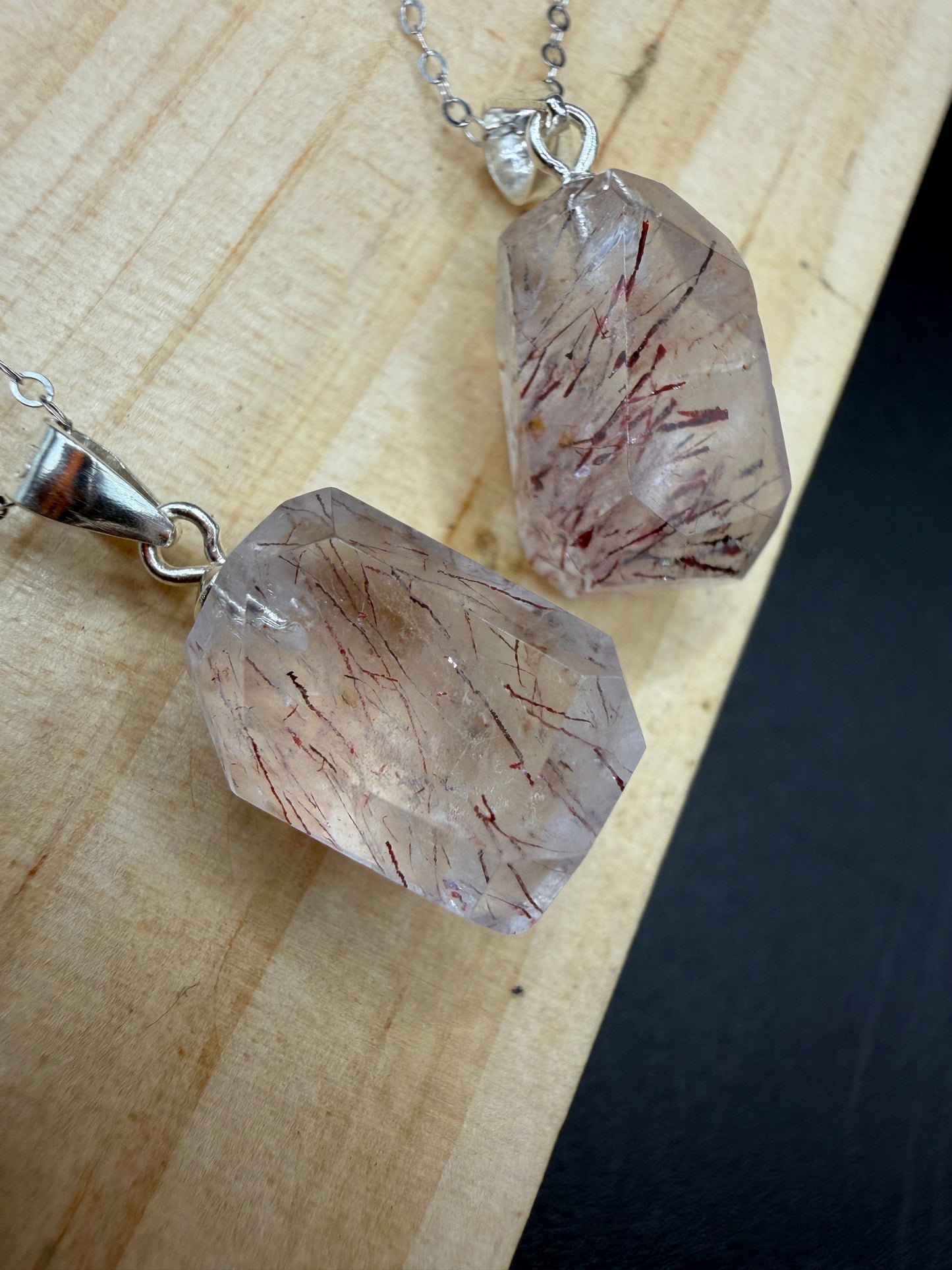 Rutilated Quartz S925 Necklace