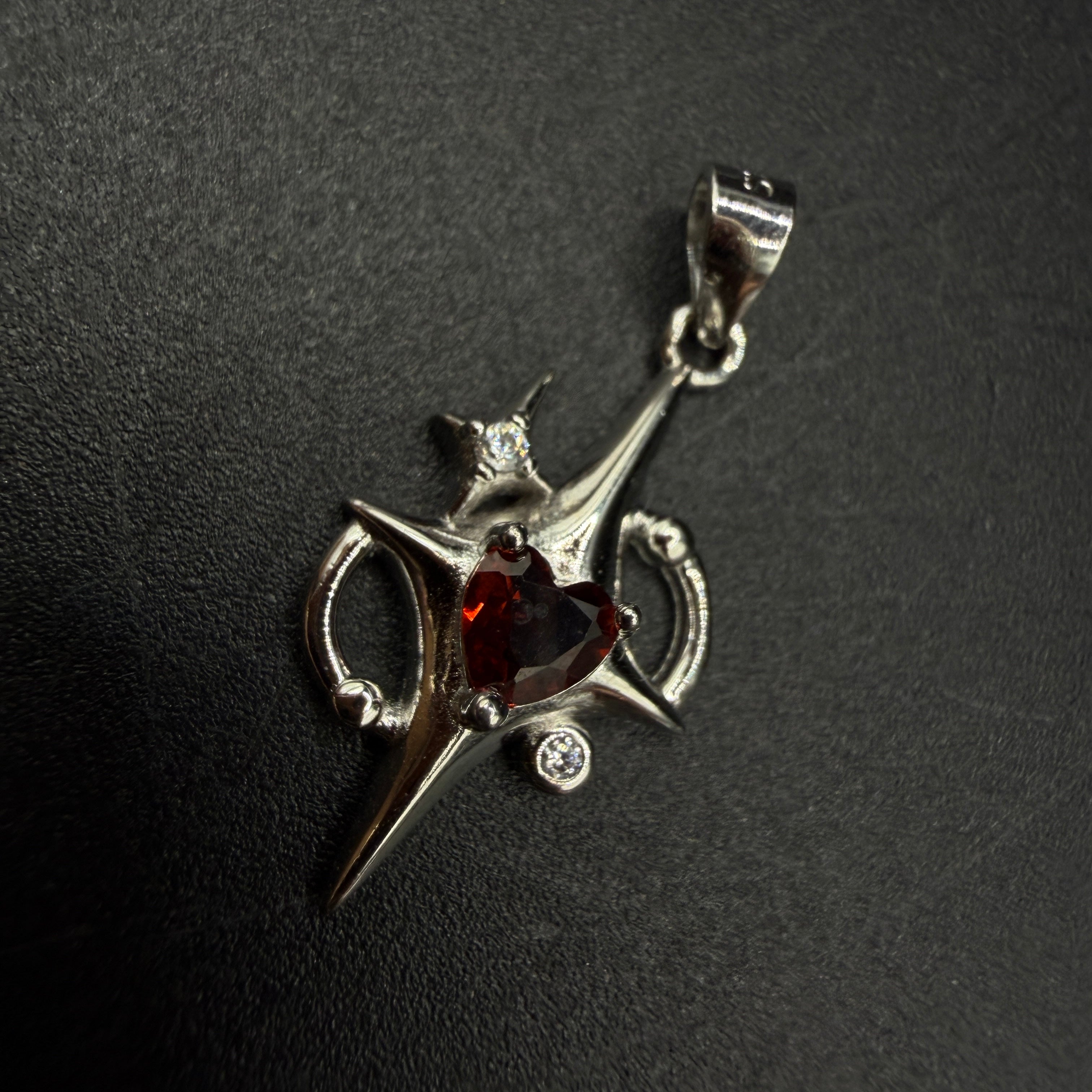 Garnet Star S925 Necklace