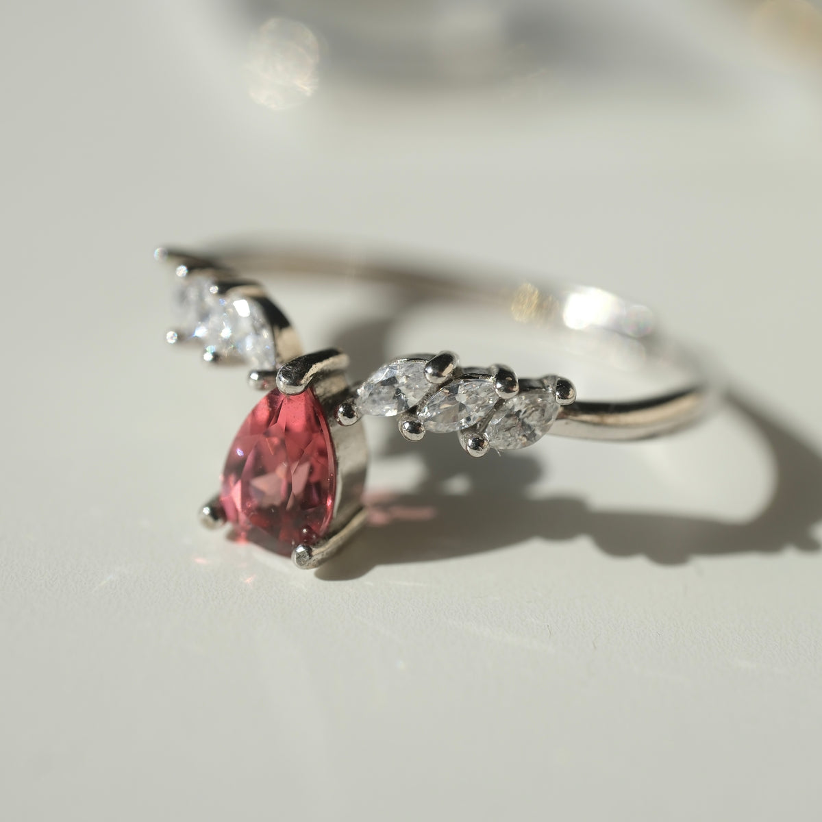 Garnet S925 Adjustable Ring | Confidence | Passion | Creativity