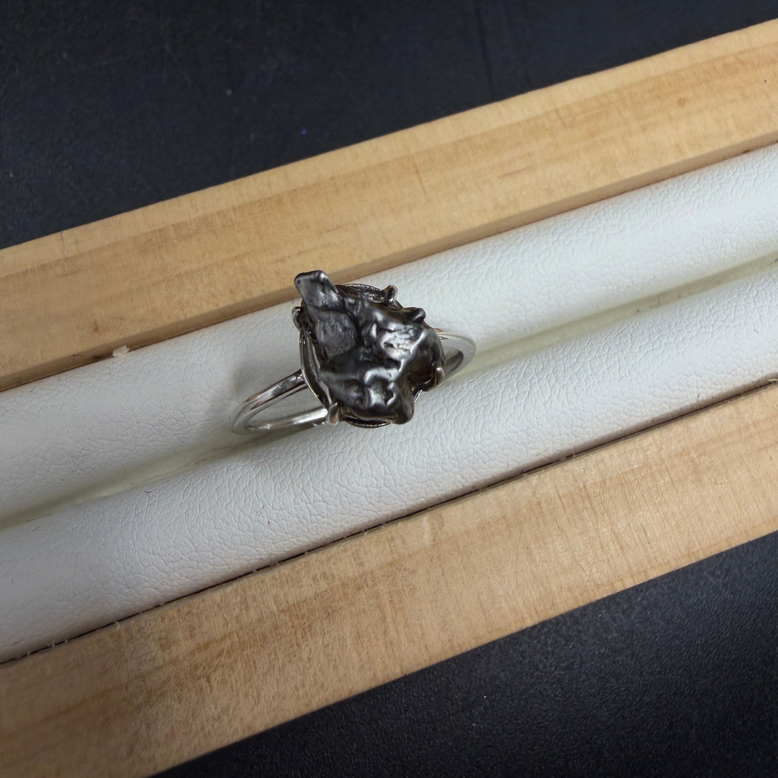Argentina Iron Meteorite S925 Ring