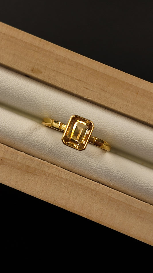 Citrine Ring