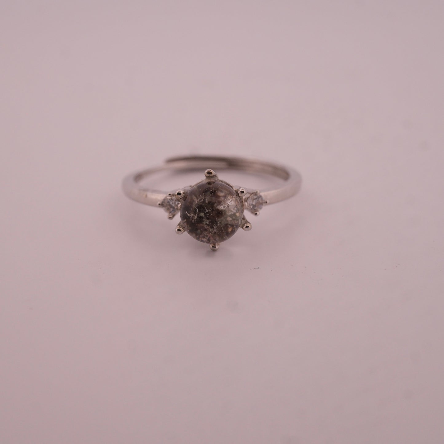 Garden Quartz S925 Adjustable Ring
