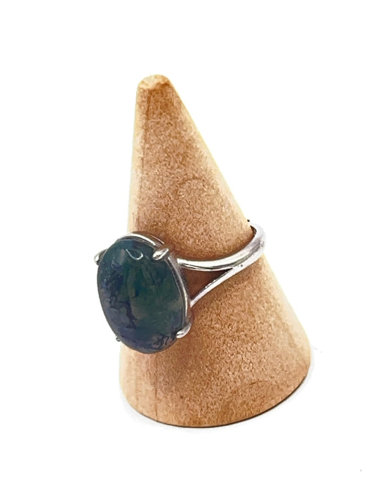 Moss Agate Ring