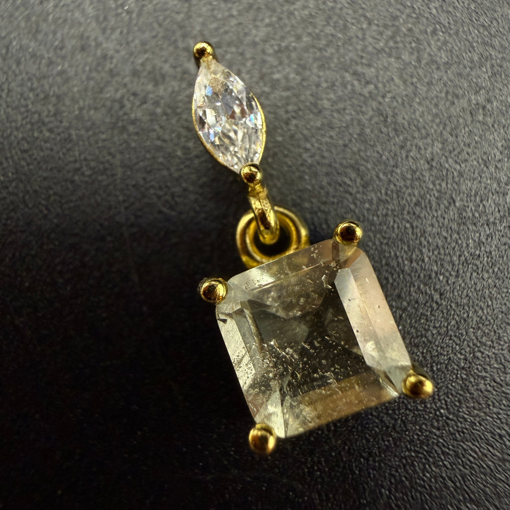 Libyan Desert Glass S925 Certified Necklace