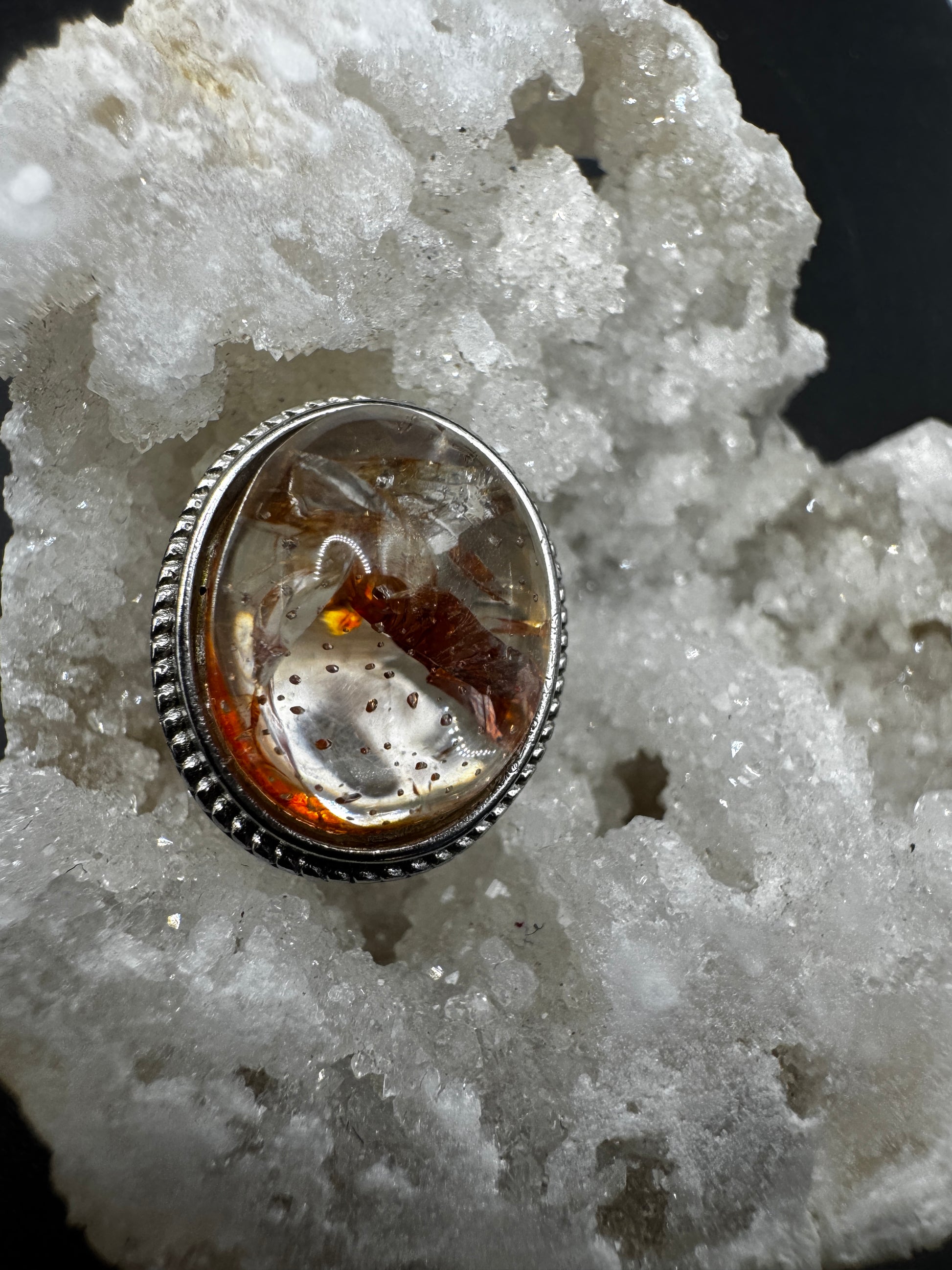 Fire Quartz Necklace