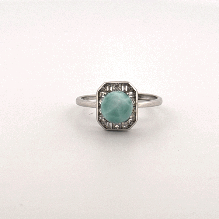 Larimar S925 Adjustable Ring